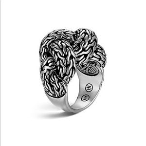John Hardy Classic Chain large braided ring